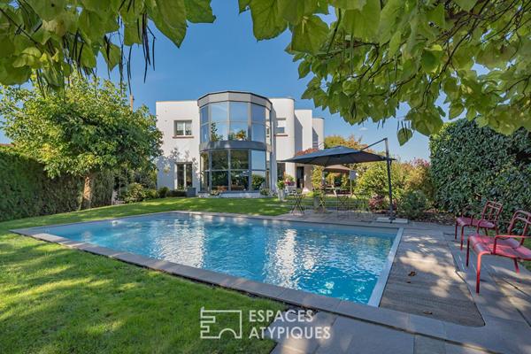 Maison d’architecte avec piscine à l’abri des regards