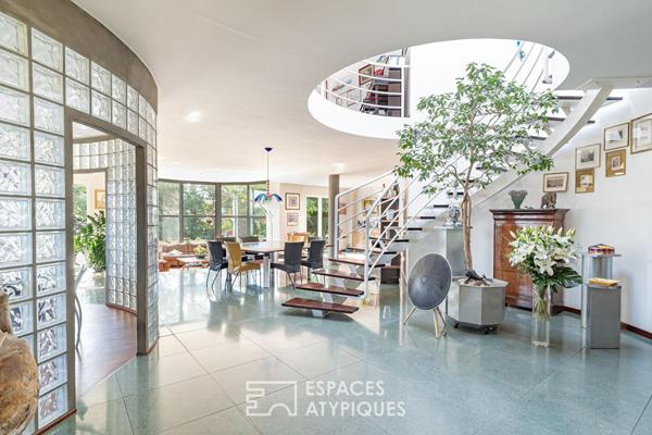 Maison d’architecte avec piscine à l’abri des regards