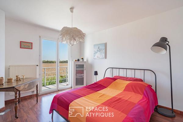 Maison d’architecte avec piscine à l’abri des regards