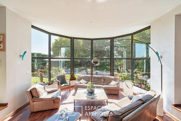 Maison d’architecte avec piscine à l’abri des regards