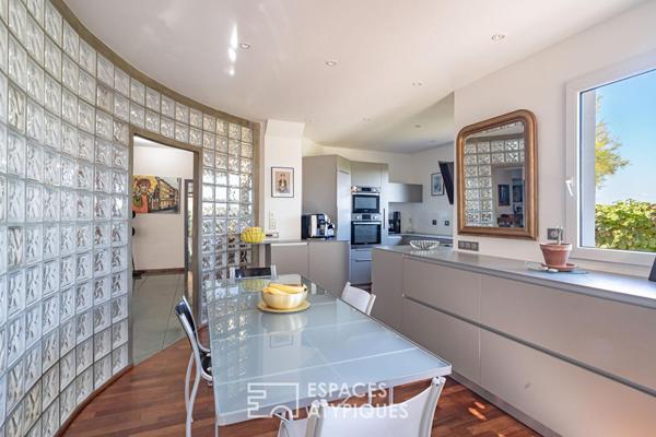 Maison d’architecte avec piscine à l’abri des regards