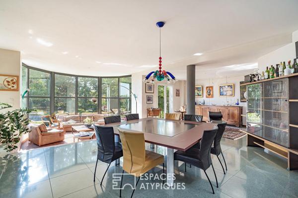 Maison d’architecte avec piscine à l’abri des regards