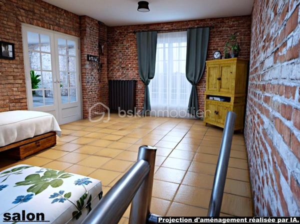 Ici, on pose ses valises… et on profite de la vie !
Calme, lumière, espace et vue dégagée : cette maison clé en main coche toutes les cases
Située à Villeneuve-Saint-Germain, à proximité immédiate de toutes les commodités (écoles, collège, bus, commerces, équipements sportifs et parc), cette charmante maison familiale de 93 m² (5 pièces, 3 chambres), édifiée sur un terrain clos de 412 m² avec une superbe vue apaisante sur l’Aisne, elle dispose également d’un sous-sol total de 93 m², un véritable atout rare sur le secteur.
Des espaces de vie lumineux et fonctionnels
•	Au rez-de-chaussée (Le confort au quotidien) : Dès l’entrée, un salon/séjour baigné de lumière, idéal pour partager de beaux moments en famille ou entre amis, 
Une cuisine équipée d’un îlot central, de nombreux rangements et d’un électroménager complet. Une chambre parentale avec sol carrelé,  un bureau ou une chambre d'amis. Une salle de bains lumineuse entièrement carrelée et un WC indépendant neuf.
•	À l’étage (Le charme et le potentiel) : Deux belles chambres lumineuses, dont une généreuse pièce de plus de 15 m² offrant un espace parfait pour créer votre univers.
Une salle d’eau moderne équipée d’une douche, d’un WC neuf 
Un accès direct aux combles via un escalier escamotable (idéal pour le stockage ou un futur projet d'aménagement).
Les extérieurs & Les bonus techniques
•	Sous-sol total de 93 m² : Un espace rare pouvant accueillir jusqu'à 2 véhicules, équipé d'une porte de garage isolée et d’une chaufferie.
•	Confort technique : Une chaufferie gaz récente et un système de VMC garantissent votre confort au quotidien.
•	Extérieur : Un terrain clos de 412 m², parfait pour les beaux jours, pour voir grandir vos projets face à une vue apaisante.