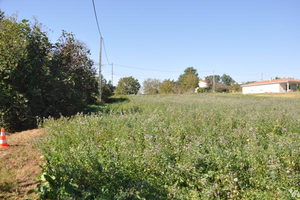 AURIGNAC proche, terrain à bâtir de 1220m² exposé sud ouest. prix : 24.000 € CC