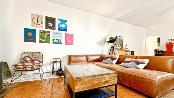 A VENDRE CHARMANT 2/3P 65M2 CALME ET LUMINEUX GONCOURT CANAL ST MARTIN PARIS 10E