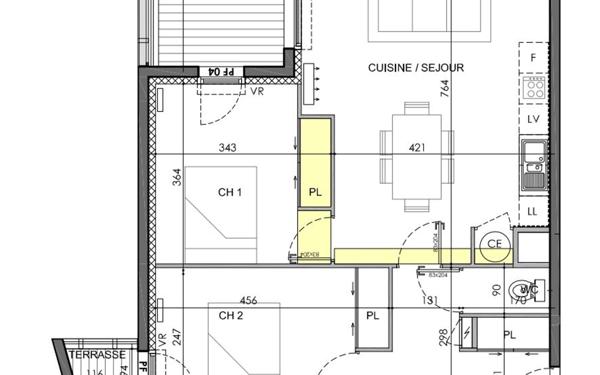 Appartement à vendre    4 pièces • 81,78 m2 Marguerittes