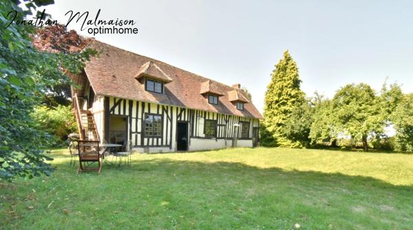 🏡 Propriété de charme – 7 pièces – 153 m² – Parc arboré de 3 394 m² – Cœur de la Normandie