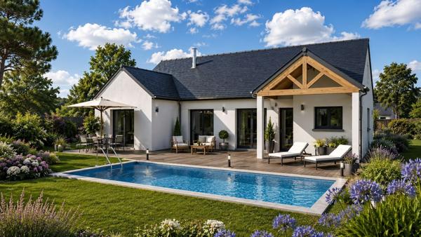 Terrain + Maison à vendre 5 pièces - 108 m²
