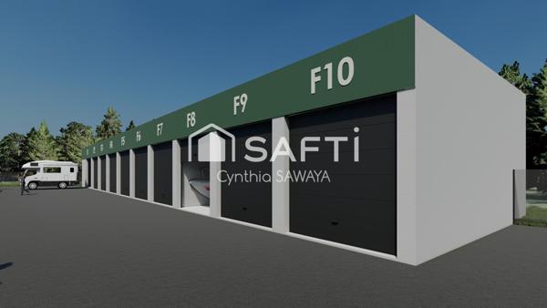 BOX/GARAGE NEUF À BISCARROSSE – INVESTISSEZ OU GAGNEZ EN ESPACE!