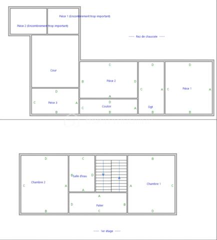 Située à deux pas du centre-ville, découvrez cette maison de ville traversante d'une surface de 114m2 répartie sur trois niveaux.  Elle présente un fort potentiel après un projet de rénovation complète pour révéler tout son atouts . Les surfaces et volumes :
 Au rez-de-chaussée : on trouve un plateau de 41m2 qui comprend une pièce de 17m2 qui donne sur la rue et un second espace de 24m2 (où se situait la cuisine), avec un accès direct à l'extérieur. 
Au 1er étage : un escalier mène au coin nuit avec 2 chambres et une salle-de-bain d'une surface totale, également de 41m2. 
Un deuxième escalier mène aux combles d'une surface de 32m2. Elles peuvent être aménagées selon vos besoins, en 2 chambres ou en une suite parentale.  
Au sous-sol : se trouve une cave de 28m2. 
Les extérieurs :  on trouve une cour privative de 23m2.  Ainsi que 2 appentis fermés d’une surface totale de 19m2 offrant de multiples possibilités comme l'aménagement d'un atelier, d'une chambre supplémentaire ou d'un espace de stockage.  
À SAVOIR : 
- le bien sera entièrement vidé et débarrassé pour la vente. 
- les photos après/avant des pièces du rez-de-chaussée ont été vidées de leur contenu artificiellement à l'aide d'un logiciel pour donner une idée de la surface.

Ce bien représente un gros potentiel pour investisseurs, marchands de biens ou amateurs de rénovation complète.