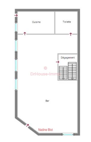 Commerce à vendre 5 pièces de 153 m²