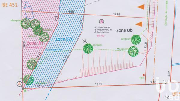 Terrain à vendre 359 m² Saint-Benoît