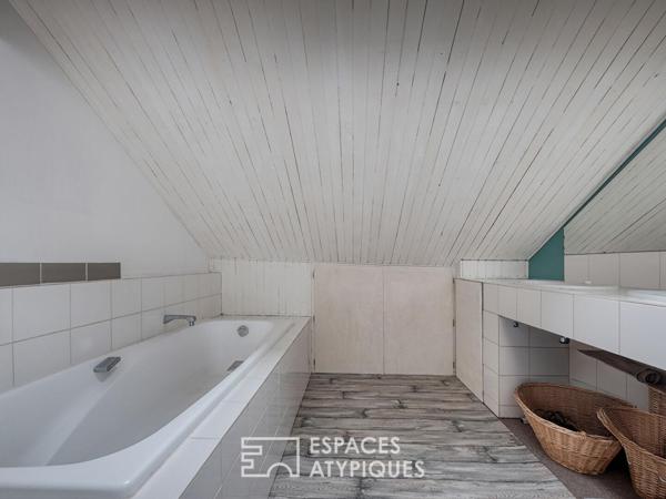 Maison de charme vue canal de Briare