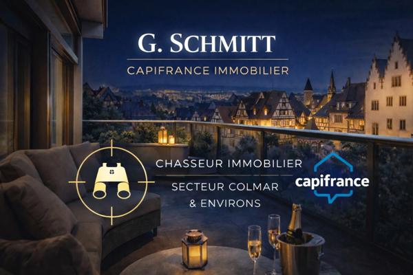 Appartement 59 M² à vendre 3 pièces WINTZENHEIM (68) PERLE RARE