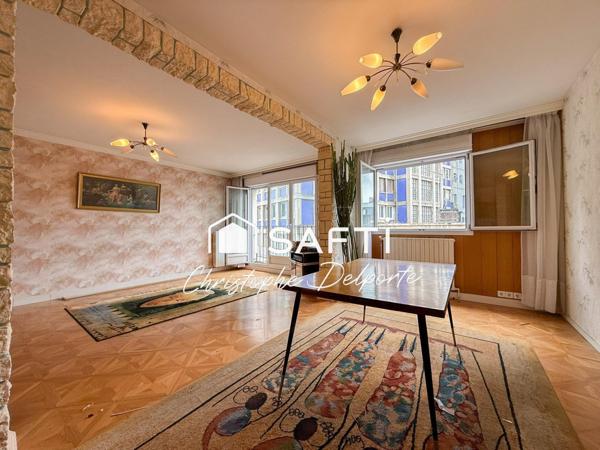 Appartement T4 lumineux - 83m² - proche gare - garage