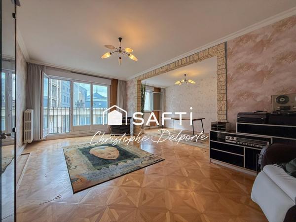 Appartement T4 lumineux - 83m² - proche gare - garage