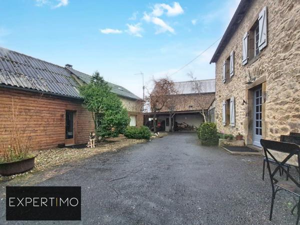 Rullac-Saint-Cirq (12120) Maison de caractère + bâtiment indépendant aménagé - Fort potentiel