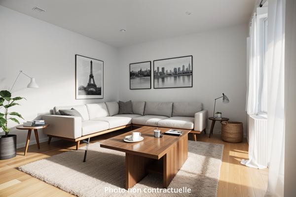 MARSEILLE 1 - SECTEUR SAINT-CHARLES - APPARTEMENT 3 PIECES - 1 COUR / TERRASSE - 2 CHAMBRES - DEBARRAS