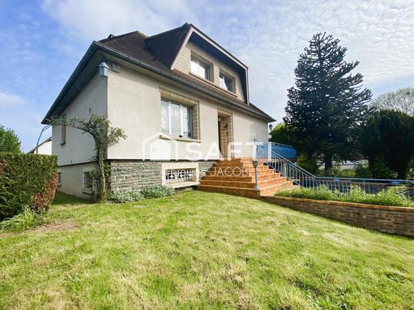 Maison individuelle avec sous complet, jardin bien exposé et 4 chambres