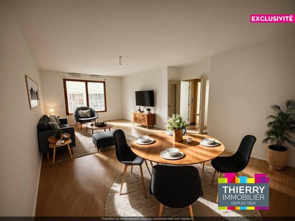 Appartement 2 pièces - 44300 Nantes -  Ste-Thérèse - Beauséjour