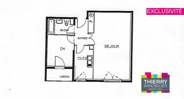 Appartement 2 pièces - 44300 Nantes -  Ste-Thérèse - Beauséjour