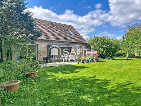 Pavillon individuel avec jardin clôt