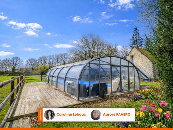 Domaine d’exception au cœur du Perche – Propriété avec gîtes, piscine et prairies