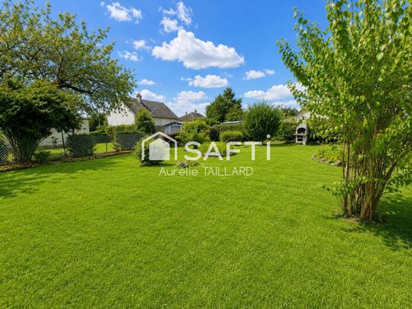 Maison de plain-pied 3 chambres avec jardin – Beaugency