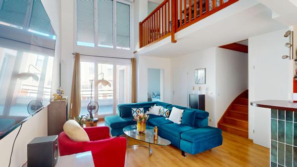 417 (Appartement A louer) : Appartement duplex VILLENEUVE LA GARENNE 4 pièces 101.1m² - 1900€ CC