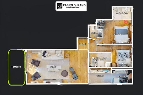 Appartement Unique à Frejus  Plage 3 pièce(s) 70 m2 avec Garage Cave Parking