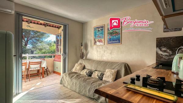 Appartement Saint Raphael 1 pièce(s) 21.66 m2 + Terrasse + Parking privé