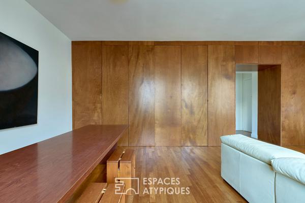 Appartement rénové et vue dégagée sur l’église des Blancs Manteaux