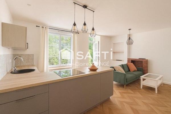 Maison avec jardin clos, prête à vivre