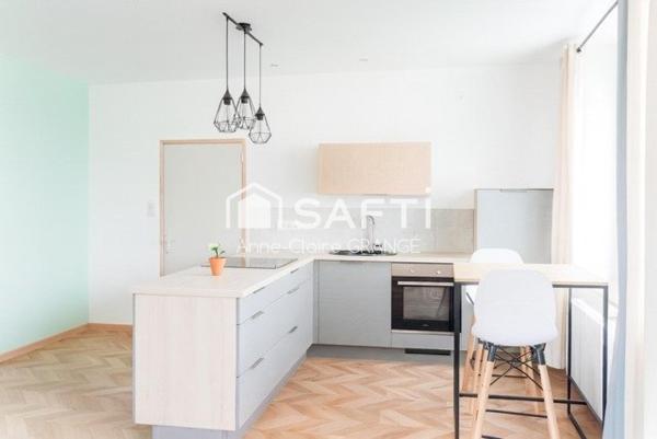 Maison avec jardin clos, prête à vivre