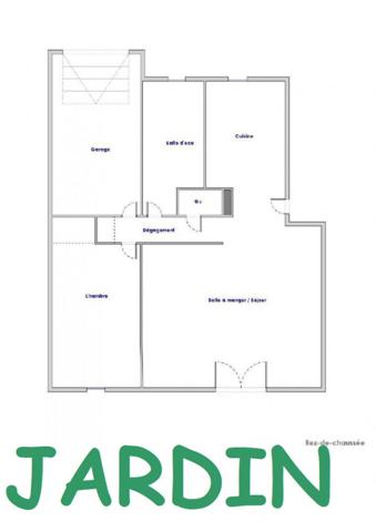 Vente appartement en rez de jardin La roche sur yon, 52m² 2 pièces 153 700€ avec garage