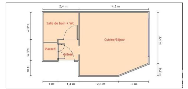 Studio à vendre 32 m² Le Cannet