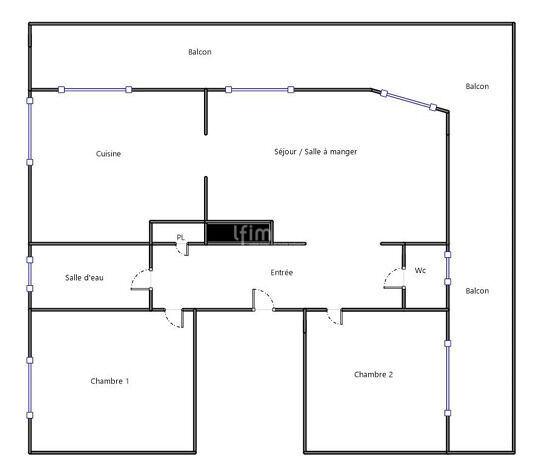 Appartement 4 pièces avec jardin et garage privatif