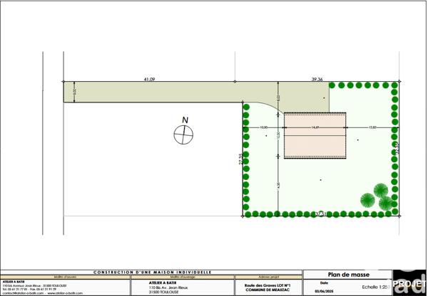 Terrain à vendre 1 427 m² Meauzac