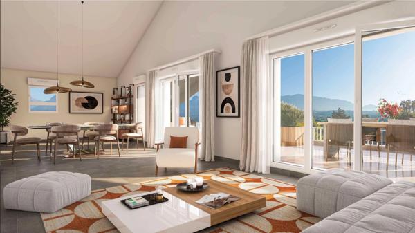 Appartement à vendre 2 pièces LA ROCHE SUR FORON (74)