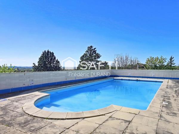 Maison vue panoramique, piscine, revenu locatif