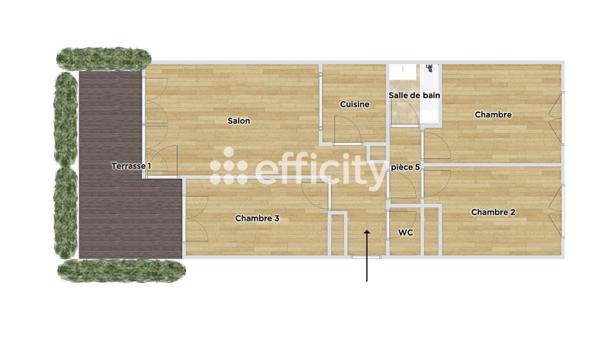 Appartement 4 pièces - 64 m²