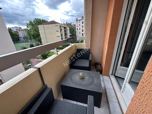 Appartement T2 Villeurbanne, SUD Gratte-Ciel, Balcon, Cave
