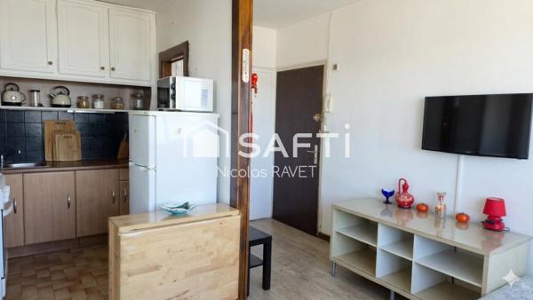 Studio traversant avec vue panoramique Lac Léman