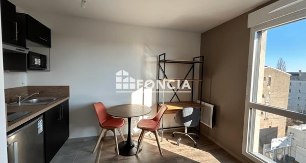 Location Studio meublé 18.62 m² - Tours 37100