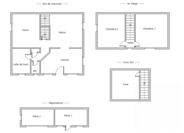 Maison de 85m2 avec Jardin