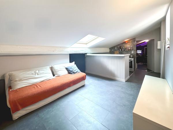 Lyon (69001) Cosy T2 au dernier étage d'un petit immeuble entretenu.