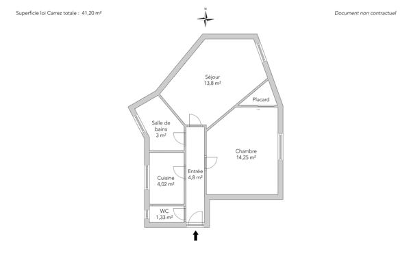 Appartement Paris 18 e - MARCHÉ SAINT-PIERRE / JARDIN DU SACRÉ-CŒUR