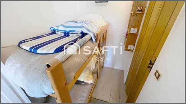 Appartement Studio Meublé de 18m² + Cour + Parking à 200m Plage !