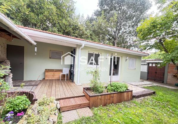 Talence maison indépendante sur une parcelle de 830m² avec garage de 35 m² et studio