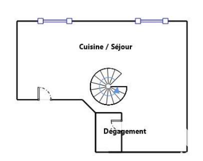 Appartement à vendre 2 pièces 50 m² Puteaux